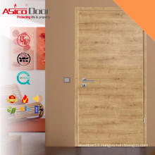 Solid Wooden Fire Rated Bathroom Door Design With BS Standard